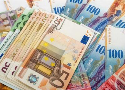 نرخ رسمی انواع ارز، قیمت یورو افزایش یافت