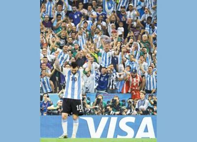 لب خوانی شادی بعد از گل لیونل مسی ، رمزگشایی از جمله کاپیتان آرژانتین در لحظه تاریخی